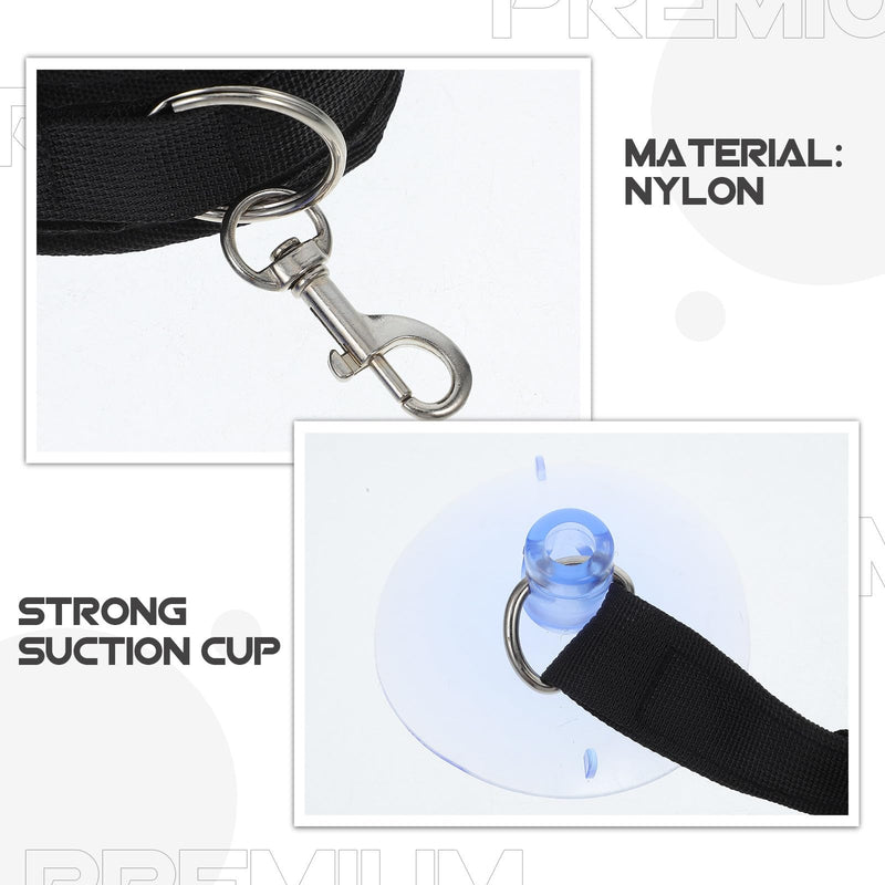 SOLUSTRE grooming holder with suction cup for coat and nail care of cats and dogs, adjustable, nylon, perfect for puppies and pets, for use during bathing and nail trimming
