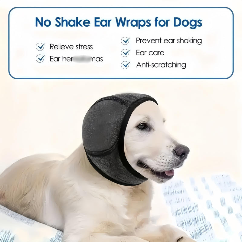 Dog Ear Defenders, Dog Calming & Anxiety Relief Ear Protectors, Waterproof Do/g E/ar Muffs for Anxiety Relief, Adjustable Noise Reducing for Do/gs, Waterproof E/ar Covers for Shower and Swimming(M)
