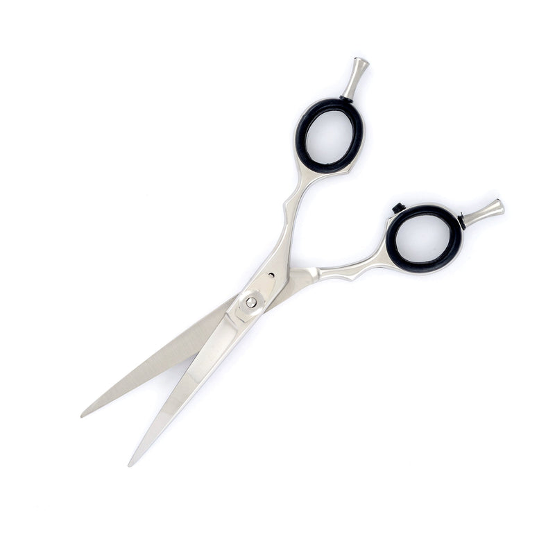 6" Downward Curved, Professional Pet Grooming Scissors, Two Finger Rests - PawsPlanet Australia