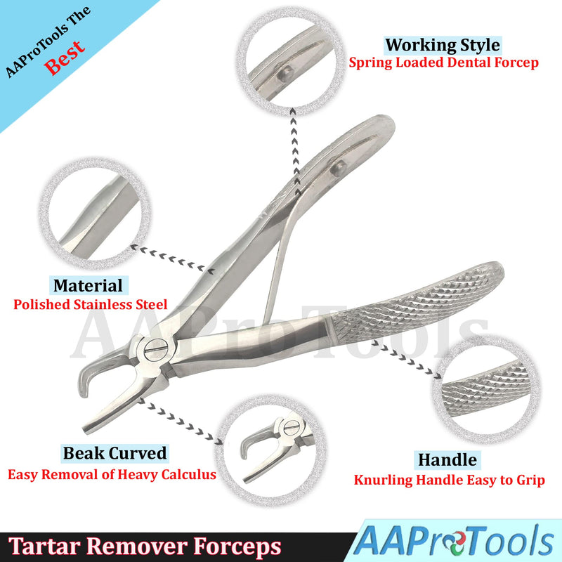 Tartar Remover Forceps Small Size 4½" Dental Veterinary Dog PET Canine A+ Quality - PawsPlanet Australia