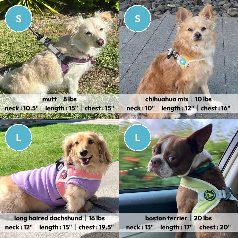 Gooby Simple Step in III Harness - Pink, Large - Small Dog Harness with Scratch Resistant Outer Vest - Soft Inner Mesh Harness for Small, Medium Dogs Large chest (18.5?23.75") - PawsPlanet Australia