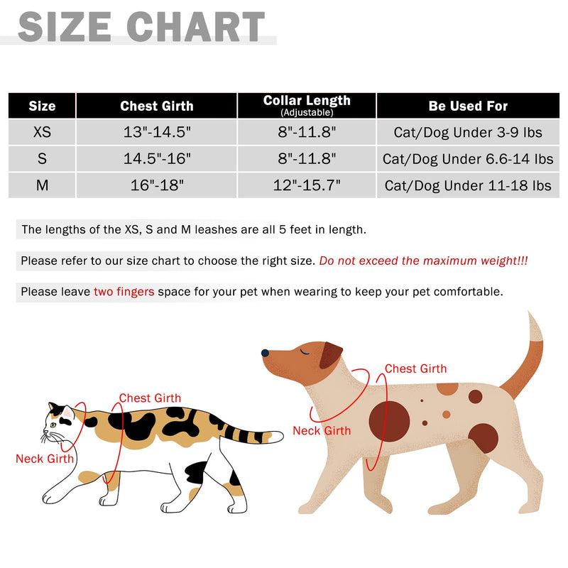 SCENEREAL Dog Harness Collar and Leash Set, Step-in No Pull Pet Vest Harnesses for Small Medium Dogs Puppy Cats, Soft Mesh No-Chock Reflective Vest Harness for Outdoor Walking Running, Brown Plaid S S: Chest Girth: 14.5"-16" - PawsPlanet Australia