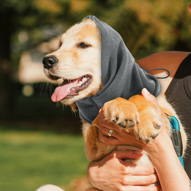 BESPORTBLE Dog Snood Adjustable Ear Warmer Soft Winter Hat Large Size Calming Hood Ear Cover Noise Protection Wrap for Outdoor Travel