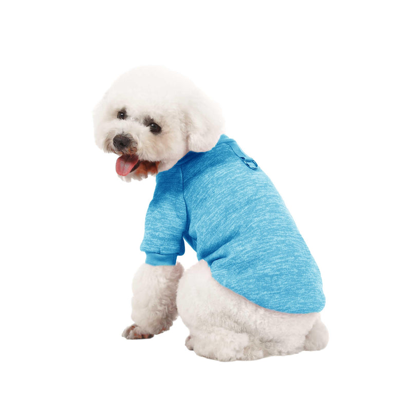 Dog Sweater, Dog Sweaters for Small Dogs, 2, 3 Pack Warm Soft Pet Clothes for Puppy, Medium Large Cat, Dogs Girl or Boy, Dog Shirt for Winter Christmas (Buckle Grey+Navy+Blue, Small) Buckle Grey+Navy+Blue - PawsPlanet Australia
