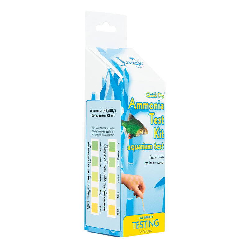 Jungle TK301W Quick Dip Ammonia Test Strips, 25-Pack - PawsPlanet Australia