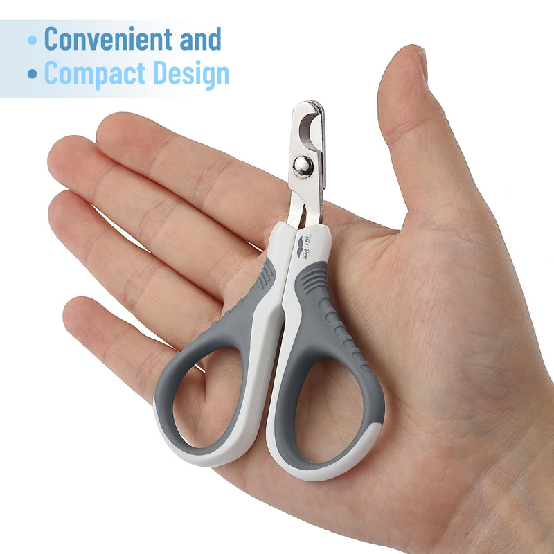 Mr. Pen Cat Nail Trimmer - White & Gray, Cat & Dog Nail Clipper, Kitten & Small Dog Claw Trimmer