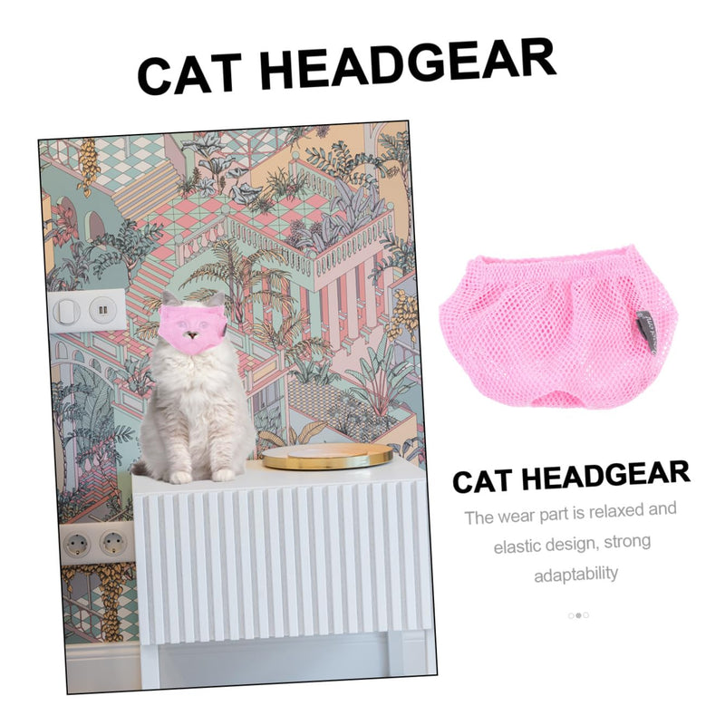FRCOLOR Breathable polyester cat muzzle with practical leg protection for kittens in pet supplies, pet stores, and injections