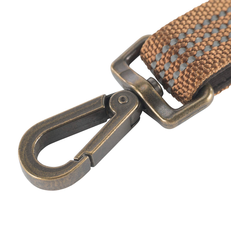 Carhartt Shock Absorbing Dog Leash Carhartt Brown/Brushed Brass Large