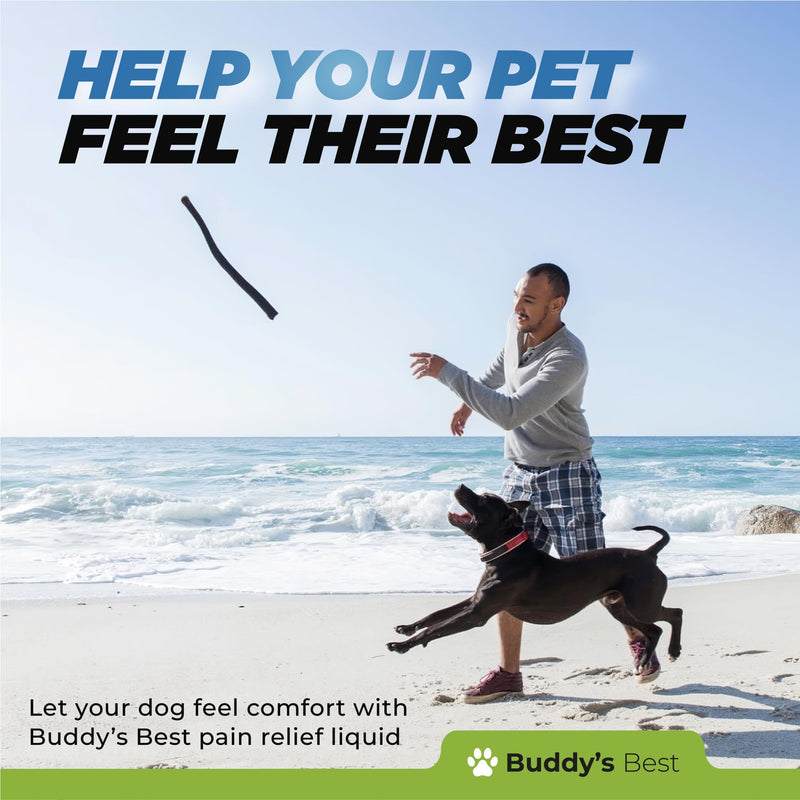 Dog Pain Relief Liquid - Natural, Fast-Acting Formula for Joint Pain and Inflammation, Made with Organic Ingredients, Safe for All Breeds - PawsPlanet Australia