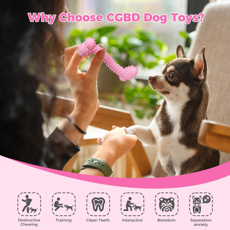 Puppy Toys, 9 Pack Puppy Chew Toys for Teething, Cute Pink Small Dog Toys, Puppy Teething Toys for Puppies, Soft Durable Interactive Dog Chew Toys for Puppy to Small Dogs Pink（9Pack） Extra Small Dog - PawsPlanet Australia