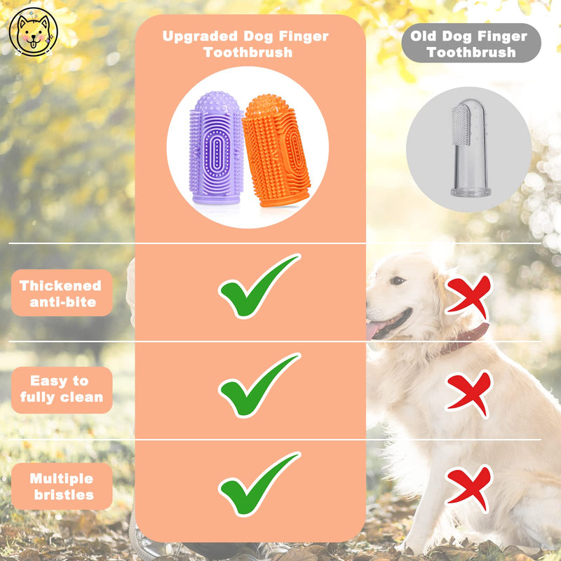 Dog Toothbrush Finger Toothbrush Dog Tooth Brushing Kit 4Pack Dog Finger Toothbrush for Dog Teeth Cleaning&Dog Dental Care Dog Tooth Brush Dog Toothbrush Kit Pet Toothbrush 1 Count (Pack of 4) Multicolor - PawsPlanet Australia