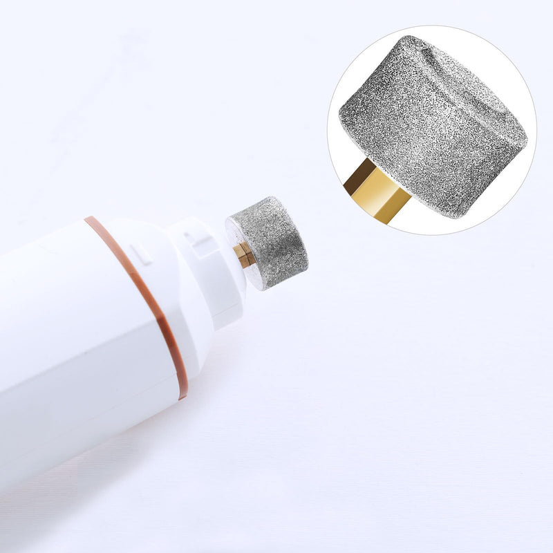 Dog Nail Grinder Replacement Head Drills Pet Nail Grinder Replacement Professional Spare Grinding Head for Dog Claw (2Pieces) Two Large Light Gray - PawsPlanet Australia