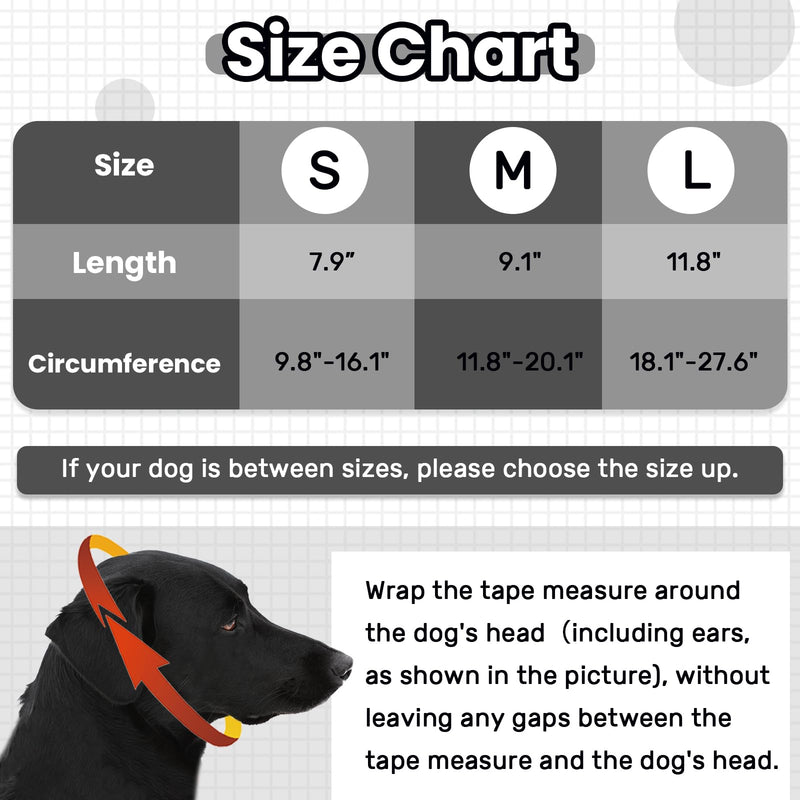 Nanaki Dog Ear Covers for Noise Bath No Flap Ear Wraps for Dogs Hematoma Dog Fireworks Anxiety Relief Calming Hoodie Dog Grooming Ear Cover Dog Head Wrap Force Drying Thunderstorm Quiet Ears for Dogs M(Head Circumference: 11.8"-20.1") Black - PawsPlanet Australia