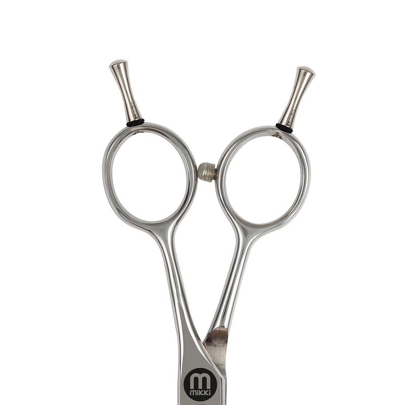 Mikki Doodle, Dog, Puppy Face & Paw Thinning Scissors, Sharp & Durable Semi-Convex Blade, V-Shaped Teeth, Blunted Safety Tips, Adjustable Tension Screw for Control and Precision, 12.7cm (5”) - PawsPlanet Australia