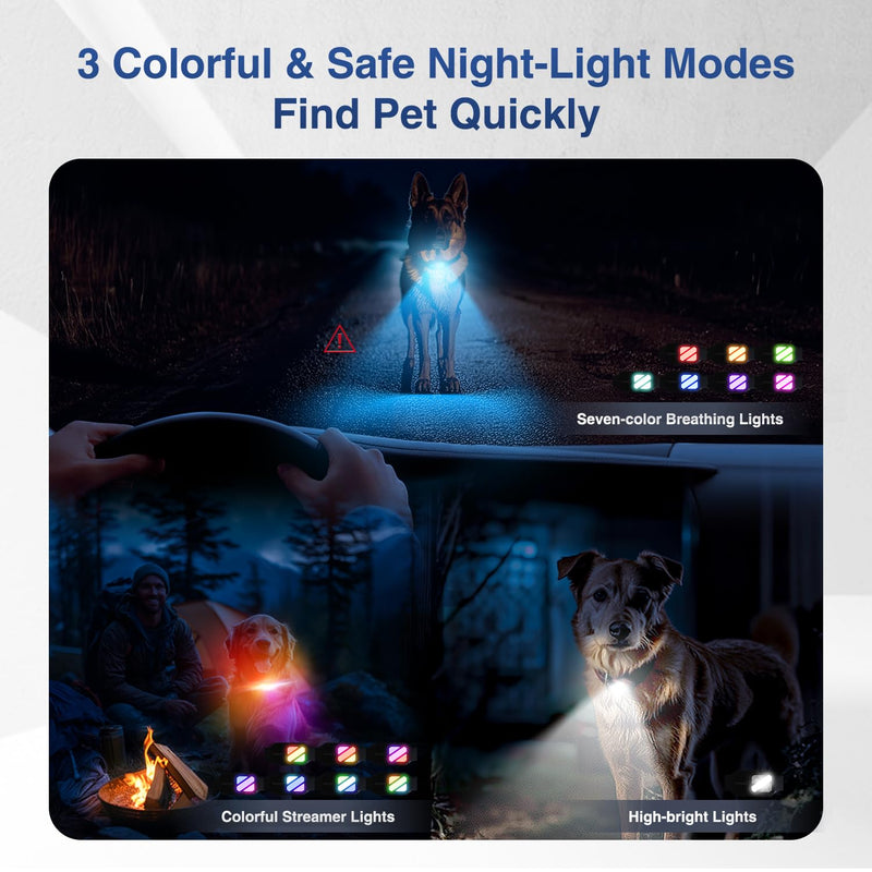 Dog Shock Collar - 4200FT Dog Training Collar with Remote for 20-140lbs Dogs, Innovative E Collar for Dogs Training with 4 Training Modes, Rechargeable Electric E-Collar for Large Dogs Blue 1 Collar - PawsPlanet Australia