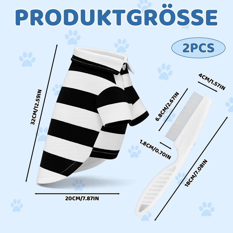 Dog Clothing, Surgical Body Dog, Dog Clothes Small Dogs, Dog Clothing Size S, Dog Comb, Dog Comb for Removing Tangles and Knots