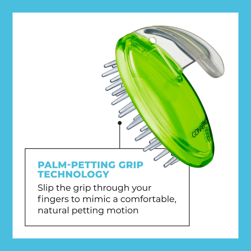 CONAIRPROPET Shampoo Massage Brush with Ergonomic Pet-It Design, Dog Brush for Shampoo & Massage Brush for Bathing - PawsPlanet Australia