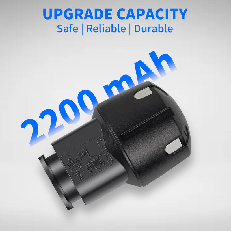 Replacement Battery for Andis PowerGroom AGR/BGR Clippers,Compatible with for Andis Super AGR Plus, AGR+, BGR+, Bgrc Series Cordless Clippers.2200mAh High-Capacity NiMH Pack. 1-Pack - PawsPlanet Australia