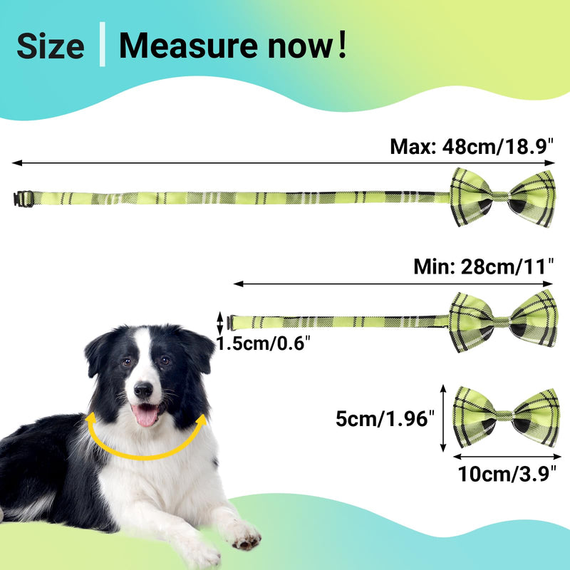 Segarty Bow Ties for Dogs, 80 Pack Dog Bowtie Collar, Adjustable Small Medium Pet Bowties Large Puppy Neck Bows Bulk Assorted Pets Grooming Accessories Birthday Wedding Party Holiday Festival 80pcs-vivid - PawsPlanet Australia