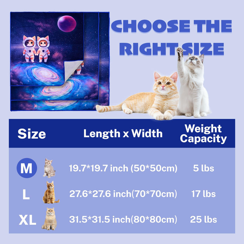 19.7" Cat Wrap for Grooming Cat Pets Rabbit Cats Wrap for Cutting Nails Cat Restraint for Nail Clipping Self Adhesive Blanket Restraint Clothes for Cats 19.7inch - PawsPlanet Australia