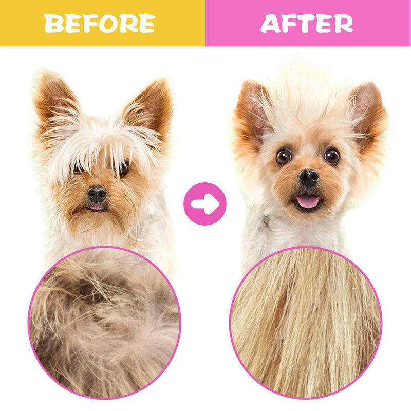 Flea Comb for Cats and Dogs, 6 Pack Pet Lice Comb Set Eye Comb Flea Combs Pet Grooming Pets for Small, Medium & Large Pets (Pink) Pink - PawsPlanet Australia