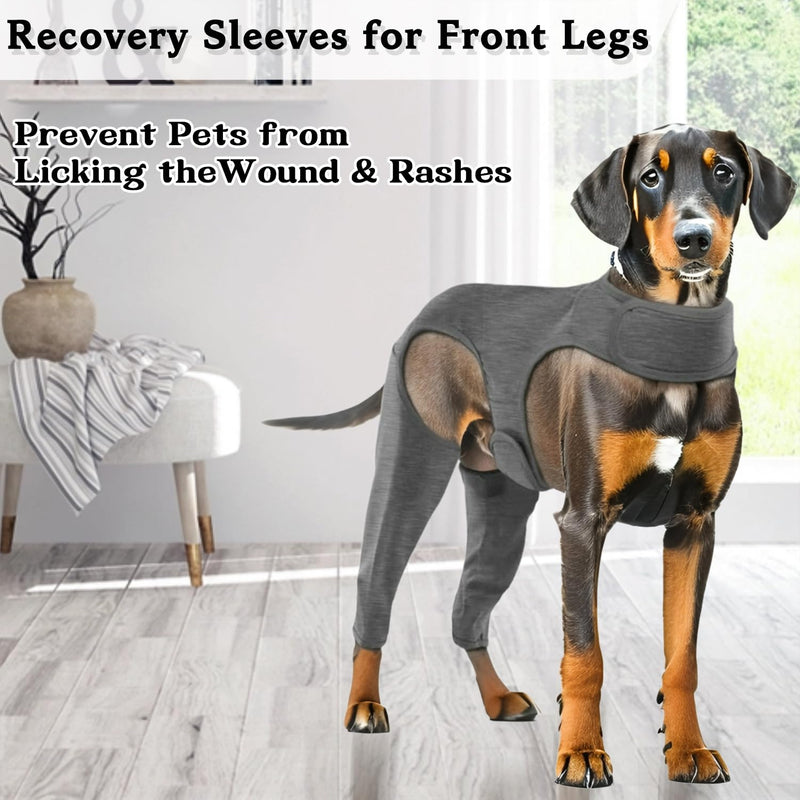 Dog Protective Suit After Surgery with Leak Protection Body for Hind Legs Alternative to E Collar, Surgical Wound Protection Recovery Aid Ideal for Post-Operative Care Mobility L