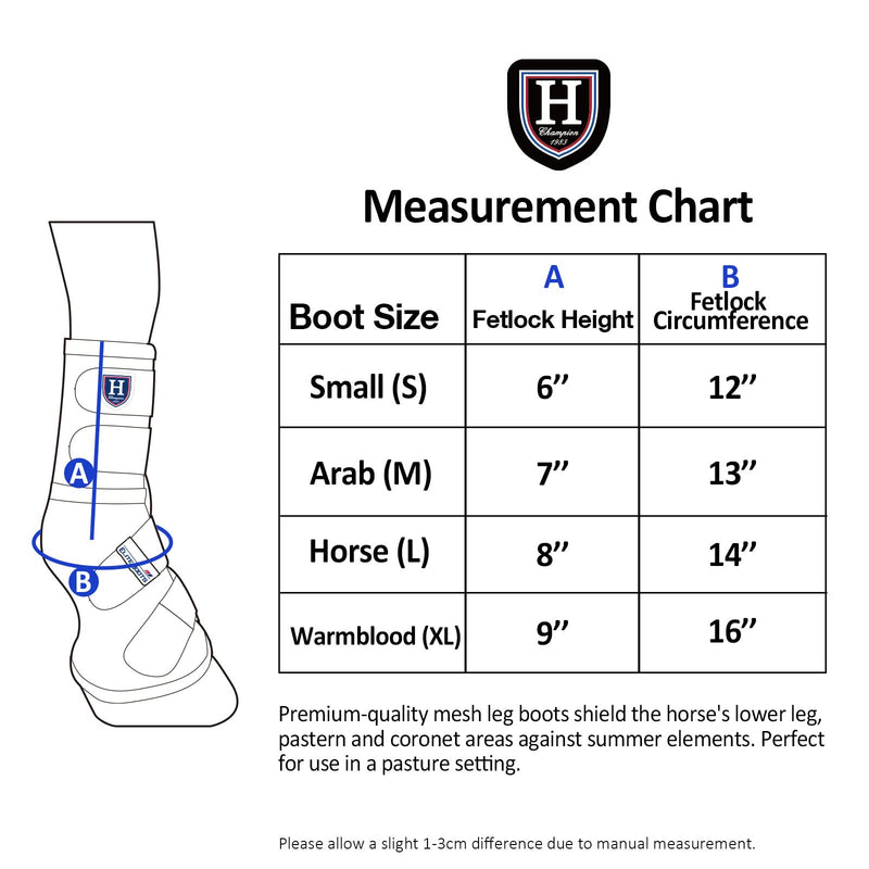 Harrison Howard Horse Fly Boots Perfect Contoured Fit Leg Guards Dense Mesh Boots with Ventilated Comfort Reliable Protection from Summer Elements Set of 2 Mint Large Horse Large (Pack of 2)
