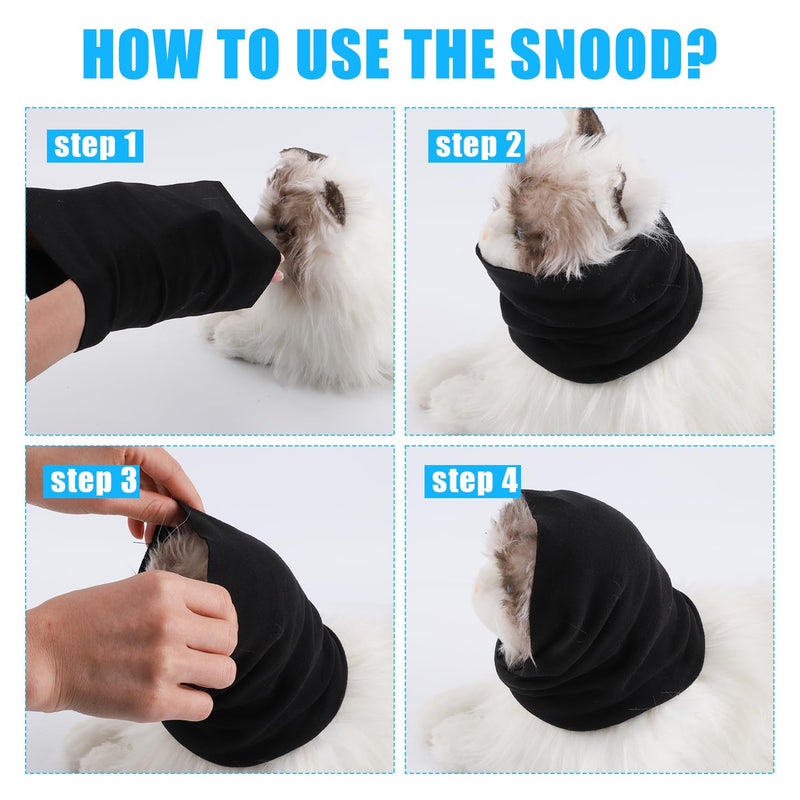 SAVITA Ear Wraps for Dogs, Snoods for Medium Dogs Ears Pet Ear Muffs for Noise Protection Pet Ear Covers for Relieve Anxiety From Thunder Fireworks Force Drying(Size M) medium
