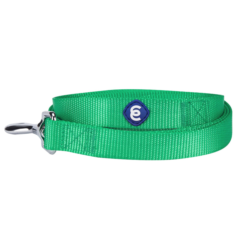 Blueberry Pet Essentials Emerald Dog Leash for Small -5' * 5/8" Dogs | Heavy Duty Nylon Lead | Lightweight Puppy & Cat Leash for Walking & Training - PawsPlanet Australia