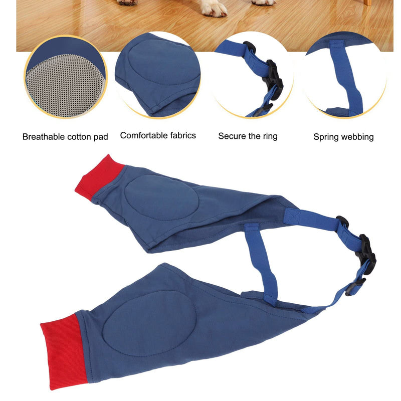 Qcwwy Elbow Pads for Dogs Front Leg Protection Soft Padded Bandage for Pets Leg Wound Protection Front Leg Splints Recovery Sleeves for Small Dogs Size S Joint Protection
