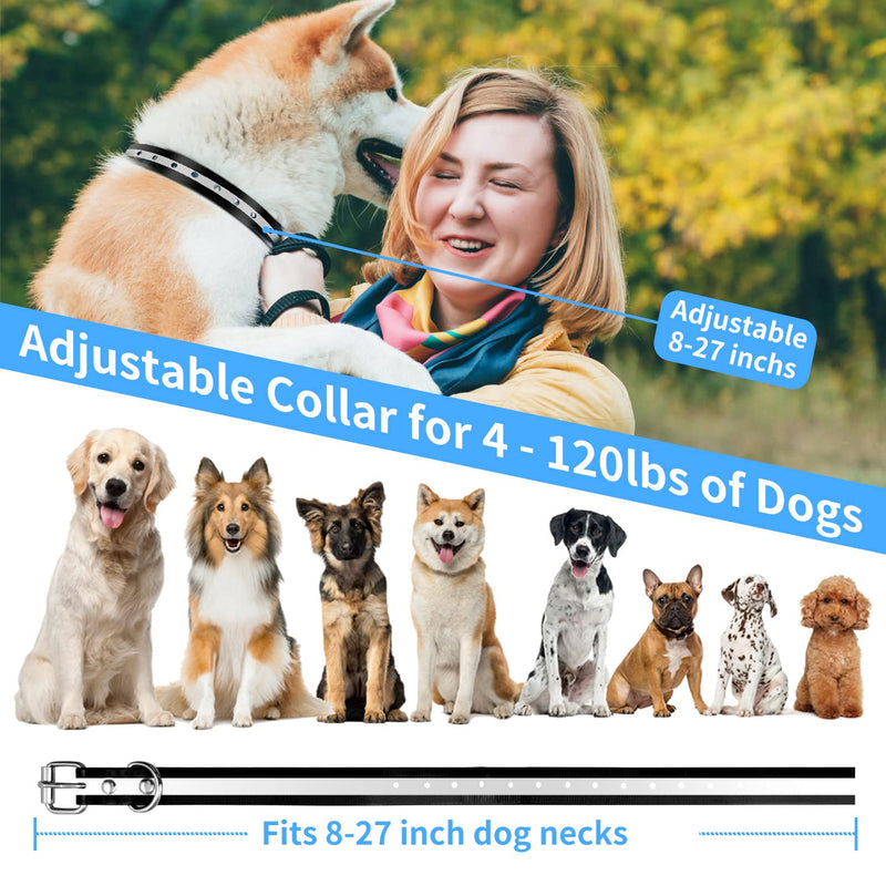 PaiPaitek Bark Collar with Remote, Automatic Bark and Training Collar Combo with Beep, Vibration, Shock, Auto Bark Mode, Up to 3300ft Range Dog Shock Collar for Small, Large and Medium Dogs Black - PawsPlanet Australia
