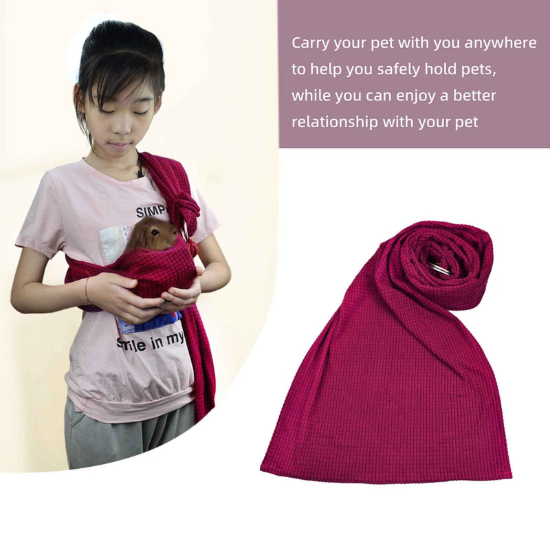 Guinea Pig Sling Carrier Bonding Pouch with Adjustable Shoulder Strap Snuggle Bag for Guinea Pig - PawsPlanet Australia