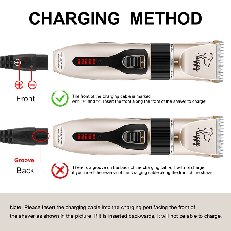 Dog Clippers, 12 Pack 3 Speeds Professional Dog Grooming Clippers Kit, Low Noise Rechargeable Cordless Dog Grooming Kit, Hair Trimmer for Dogs, Cats and Other Animals - PawsPlanet Australia