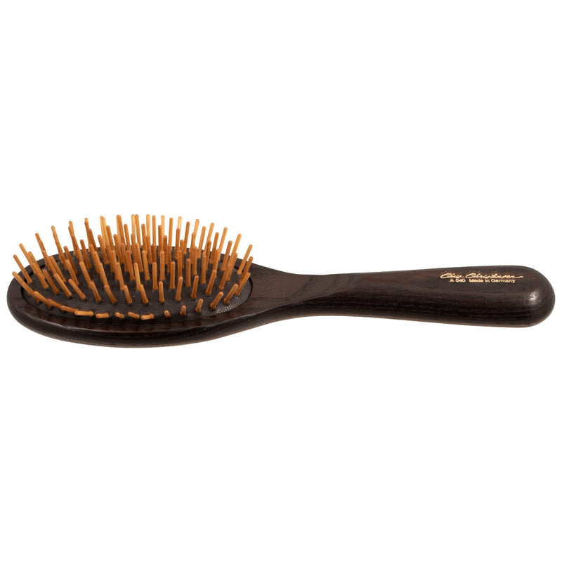 Chris Christensen Dog Brush, 20 mm Oval, Wood Pin Series, Groom Like a Professional, Readl Wood Pins, 100% Static-Free, Redistribute Natural Oils into Coat, Reduces Painful Pulling, Small - PawsPlanet Australia