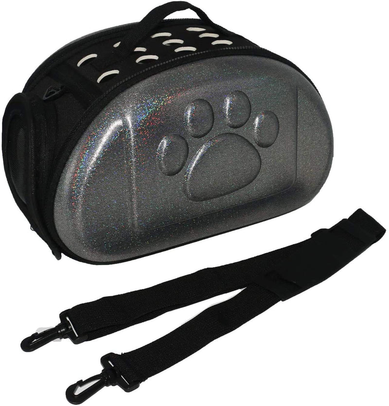 Portable Small Animal Hedgehog Guinea Pig Carrier Cage Bag Critter with Shoulder Strap Mat Side Open Breathable Small Pet Guinea Pig Carriers Cages for Guinea Pig Bunny Kitten Ferret Hedgehog Carrier Laser - PawsPlanet Australia