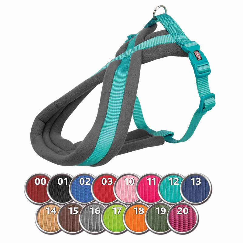 Premium touring harness ocean M 45-70 cm/25 mm - PawsPlanet Australia