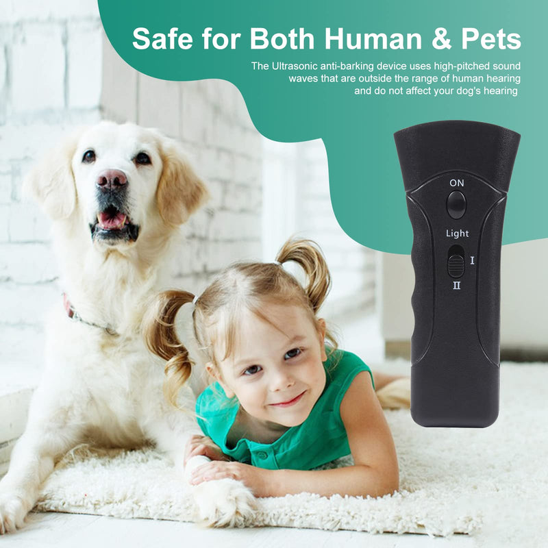 Dog Barking Control Devices, Pet Gentle Anti Barking Device, Ultrasonic Dog Barking Control Devices & Training Tool, 3 in 1 Bark Control Tool, Correct Poor Behavior, Indoor &Outdoor
