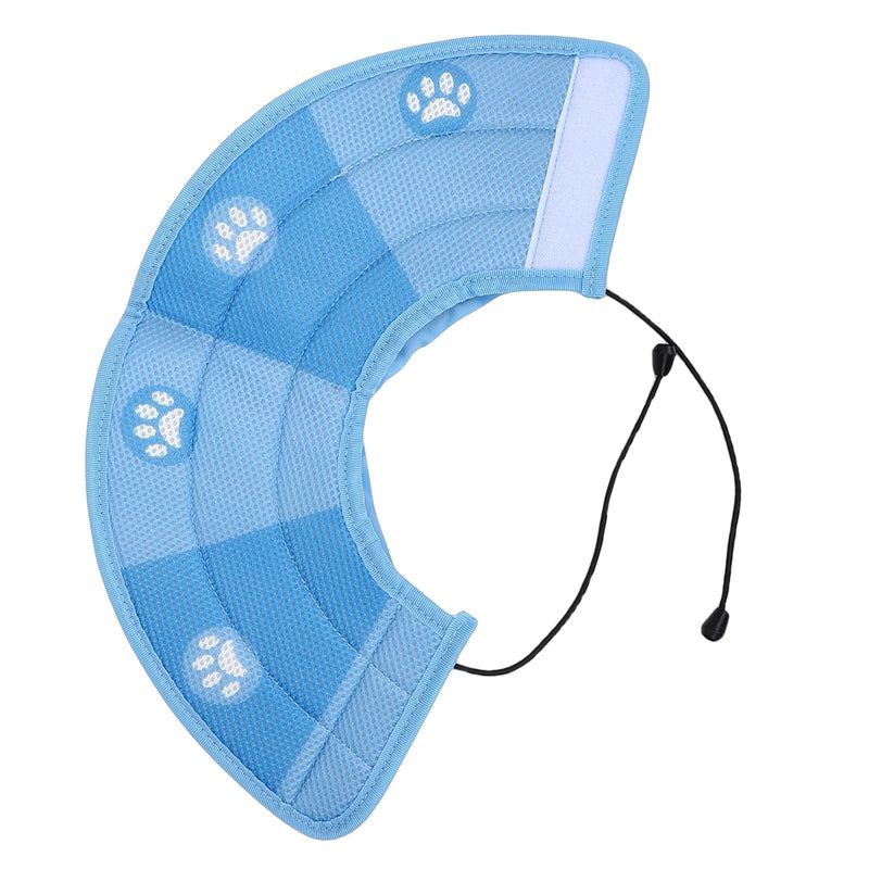 Sorandy Adjustable Soft Cat Cone Collar, Recovery Collar for Cats, Breathable Mesh Collar to Prevent Wound Licking, Ideal for Pet Recovery (M) M