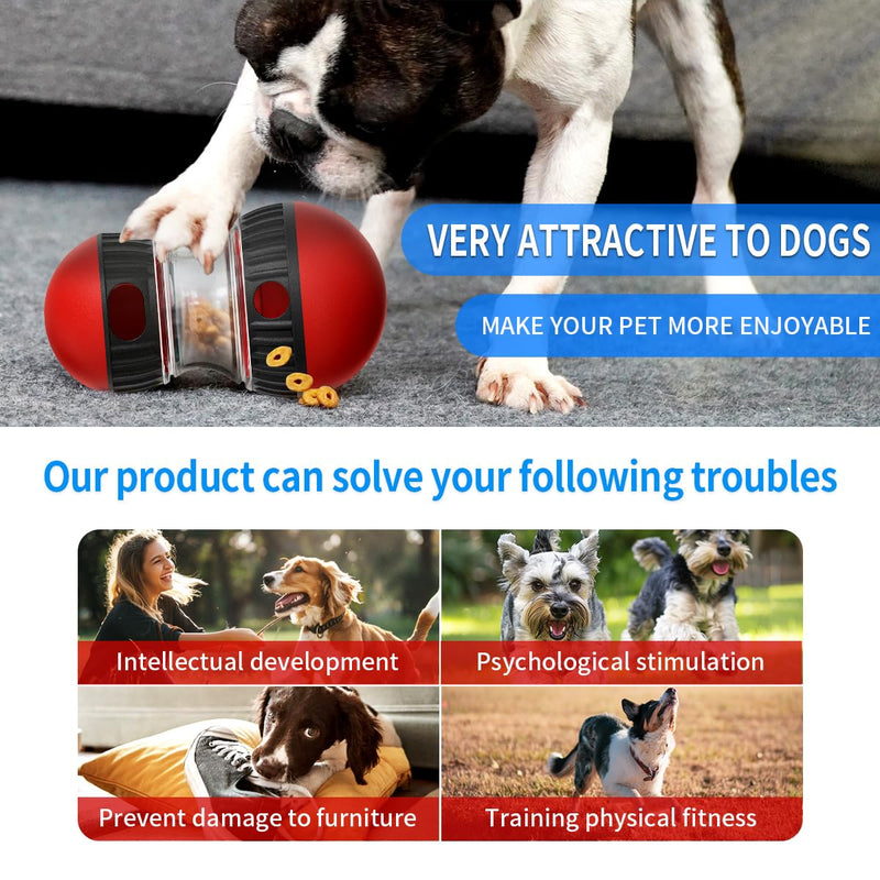 Interactive Treat Dispensing Dog Toys & Adjustable Slow Feeder Ball - Dog Puzzle Toys – Ideal Dog Enrichment Toys to Keep Them Busy - PawsPlanet Australia