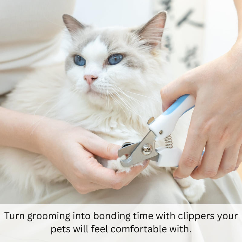 AIXINPET Dog & Cat Nail Clippers and Trimmers - with Free Nail File, Protective Guard to Avoid Over Cutting, Extra Sharp Blade - Suitable for Small to Large Dogs, Puppies, Birds and Rabbits (Large) - PawsPlanet Australia