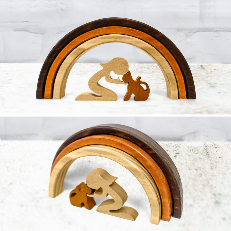 Rainbow Bridge Cat Memorial Gifts - I'll Meet You at The Rainbow Bridge - Pet Loss Gifts, Bereavement, Sympathy Keepsake Cat Mom Gifts for Loss of Pet Cat and Woman - PawsPlanet Australia