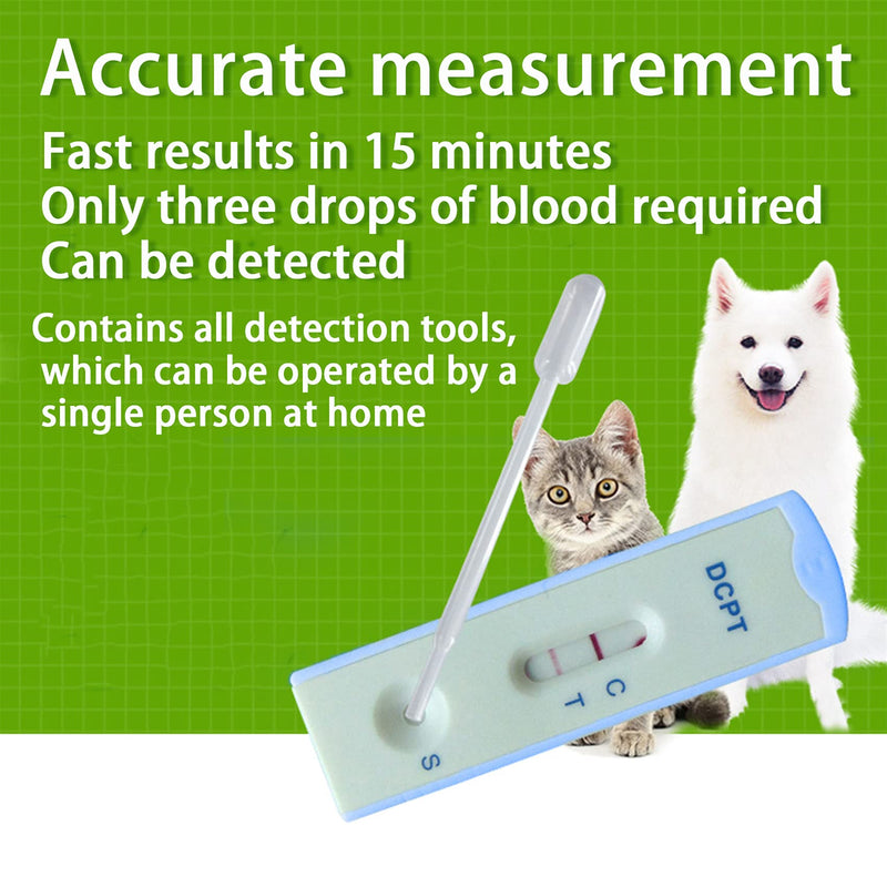 Pet Dog Pregnancy Pregnant Test Paper Strip,Fast and Accurate Detection includes All Required Accessories,for Dog Cat Veterinaria Disposable Pet Clinic Equipment (1PCS)