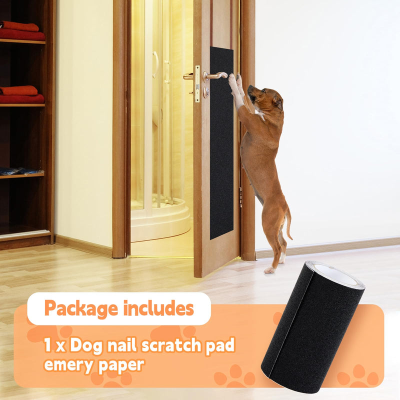 Aliceset Pet Nail Self Adhesive Replacement Emery Paper Fits Dog Scratch Pad Dog Nail Board Sandpaper Cat Litter Box DIY for Pet to Scratch Alternatives(8 in X 16ft) 8 in x 16ft - PawsPlanet Australia