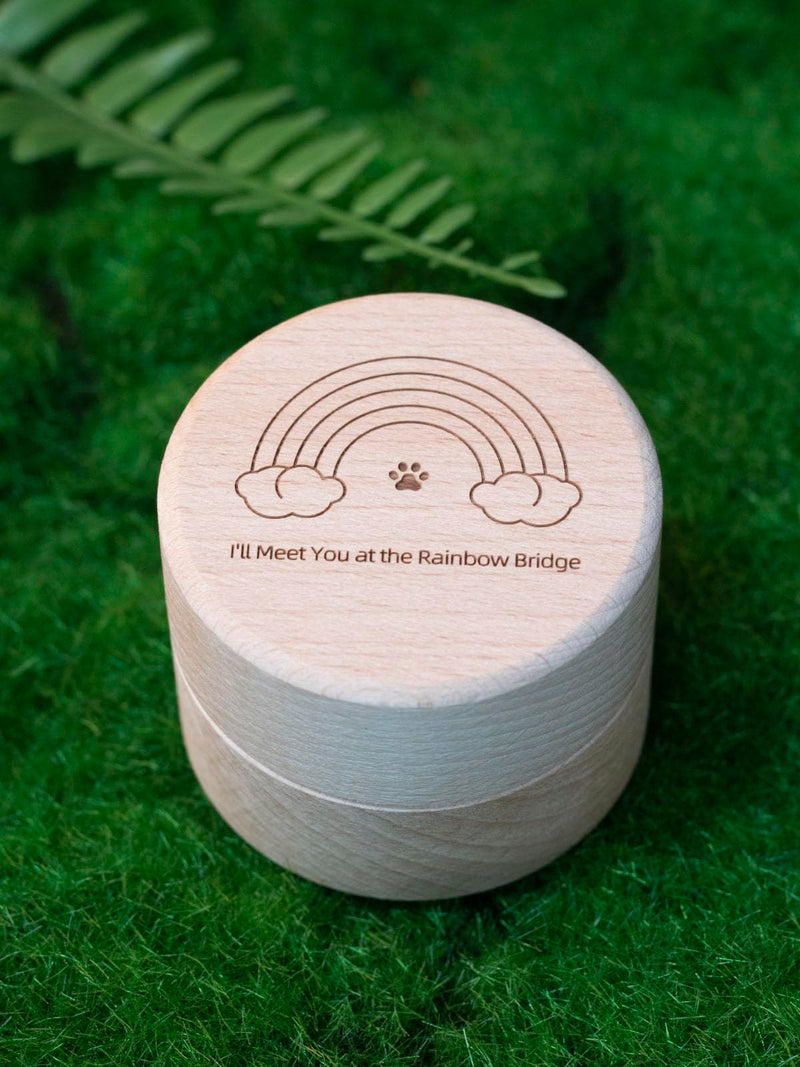 Small Pet Urns for Dog Ashes, Mini Cremation Urn for Pet Ashes, Pet Hair Keepsake Box, Tiny Urn for Dog or Cats Ashes, Small Urn for Ashes, Rainbow Bridge Dog or Cat Memorial Gifts - PawsPlanet Australia