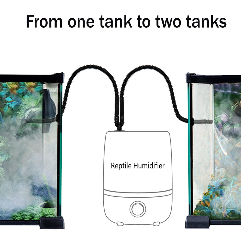 Reptile Fogger Extension Tube, Accessories of Reptile Humidifier Mister Suitable for Reptiles Amphibians and Terrarium - PawsPlanet Australia