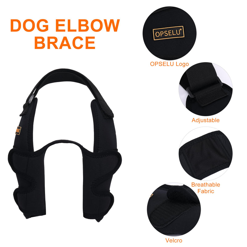 Dog Elbow Protector for Pet Elbow Dysplasia, Shoulder Dislocation - Offers Elbow Support, Helps with Loss of Stability Caused by Arthritis, Prevents Licking and Biting, Dog Front Leg Brace (XL) Both Legs XL