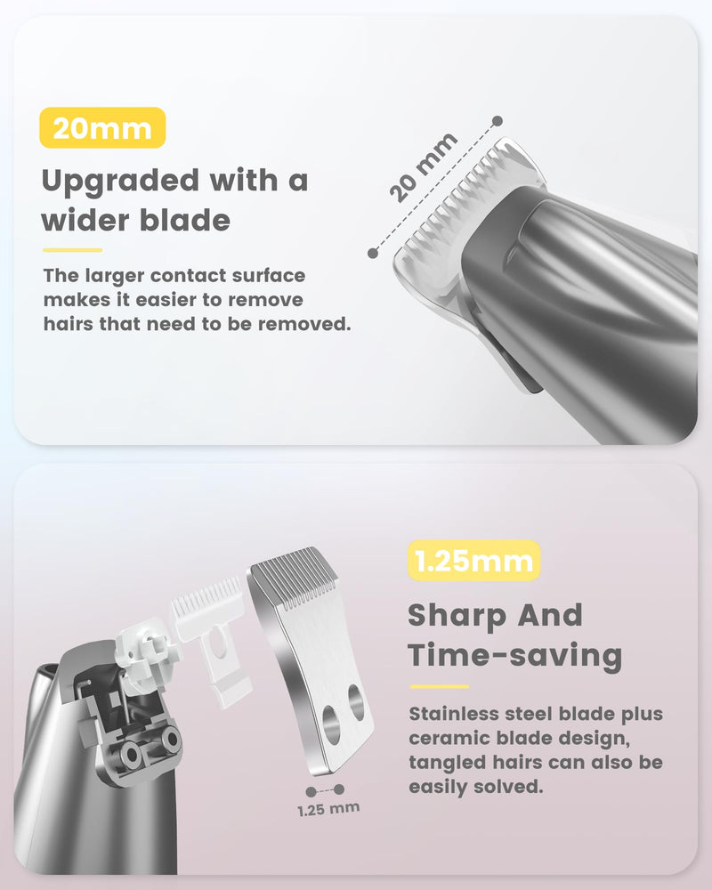 Cat Clippers with LED Display Light Sliver - PawsPlanet Australia