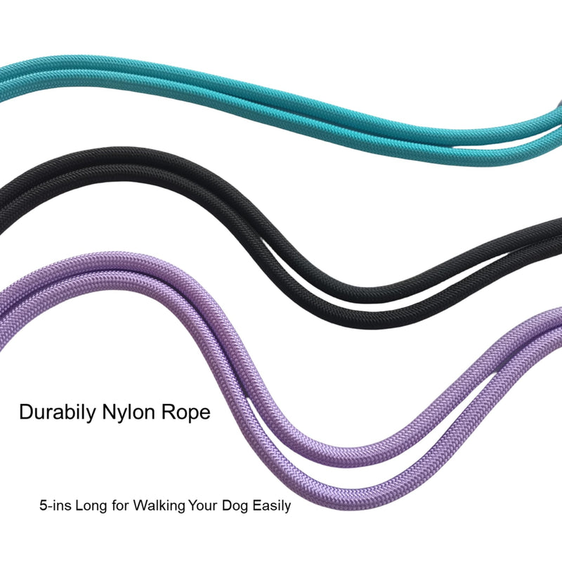 Hands Free Dog Leash,Adjustable Bungee Waist & Crossbody Leash with Comfortable Handle,Heavy Duty Nylon Rope for Small to Large Dogs,Safety Lock for Running,Hiking,Walking (Purple) 5ft Purple - PawsPlanet Australia