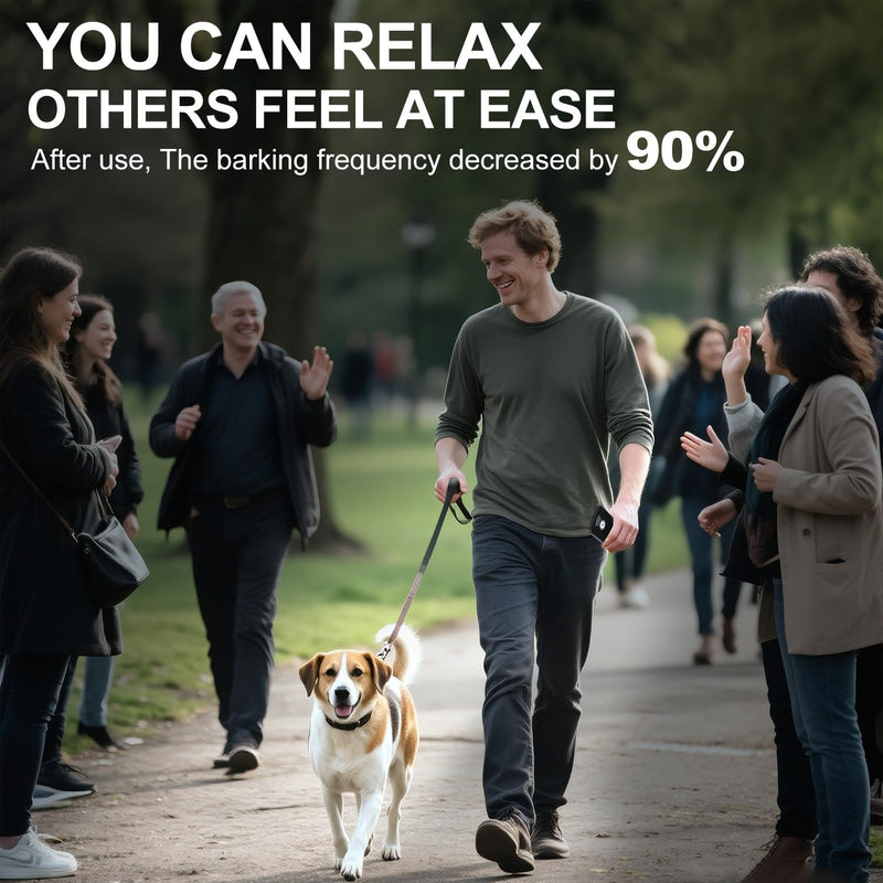 Anti Barking Device for Dogs-Ultra Sonic Dog Bark Deterrent Devices Long Range 50ft | Ultimate Ultrasonic Bark Control Device for Dogs | 3 Modes Ultrasonic Bark Box，Silencer Dog Barking Indoor/Outdoor Upgraded version - PawsPlanet Australia