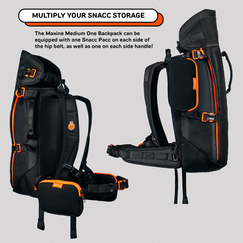 The Snacc Pacc Pouches by Little Chonk | Compatible with The Maxine One Medium Backpack Only | Two Neoprene Storage Compartments with Hip Belt Attachment - PawsPlanet Australia